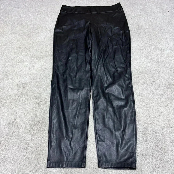 J.Crew Pants Black Pull On Women’s Size Large - Picture 1 of 12